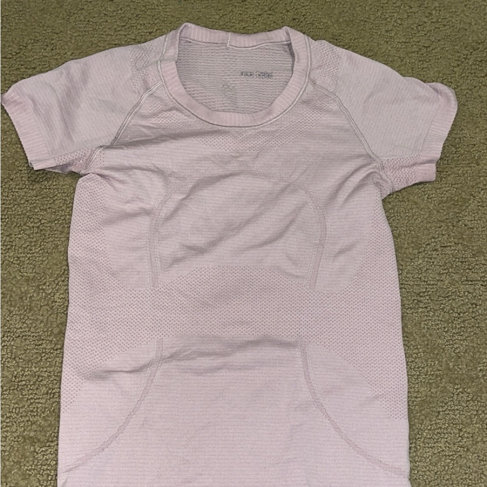 Lululemon baby pink swiftly tech top